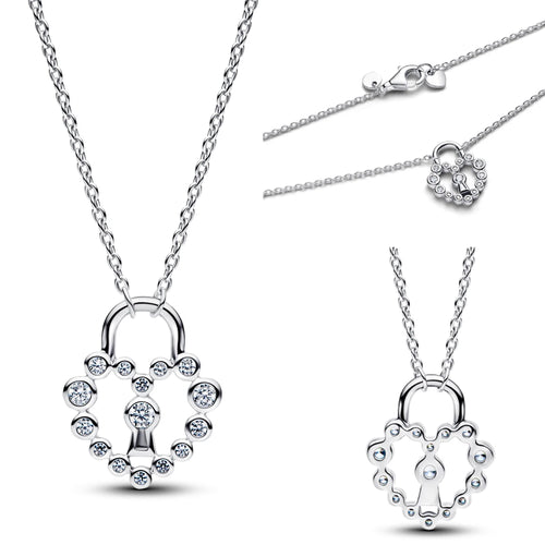 New 925 Sterling Silver Charms Heart Bee Flower key Lock Earrings