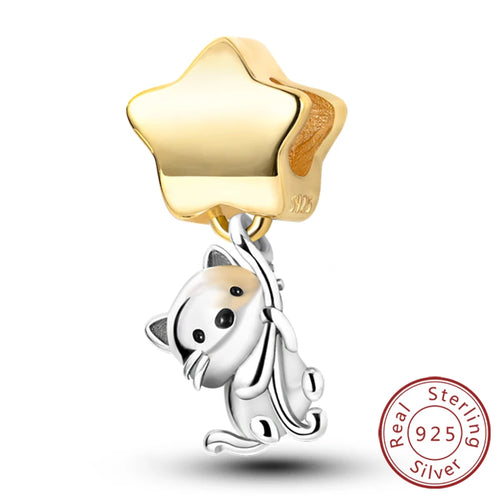 Hot Sale Charm Bead Pendant 925 Sterling Silver Firefly Love Heart