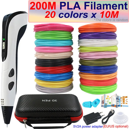 New Children's 3D Pen 3D Printing Pen with LCD Screen 200M PLA and