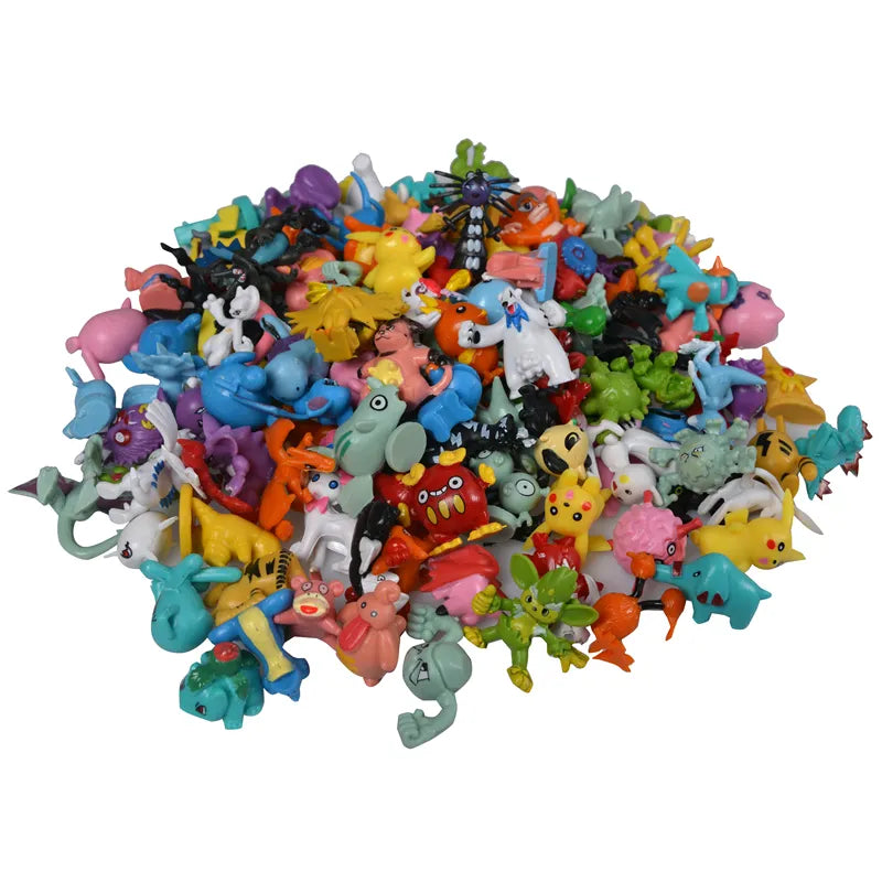 144 Style Pokemon Figure Toys Anime Pikachu Action Figure Model