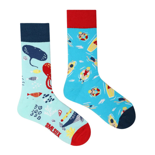 1 Pair Man Women Sock Original AB Tide Socks Colorful Cat Dog Koala