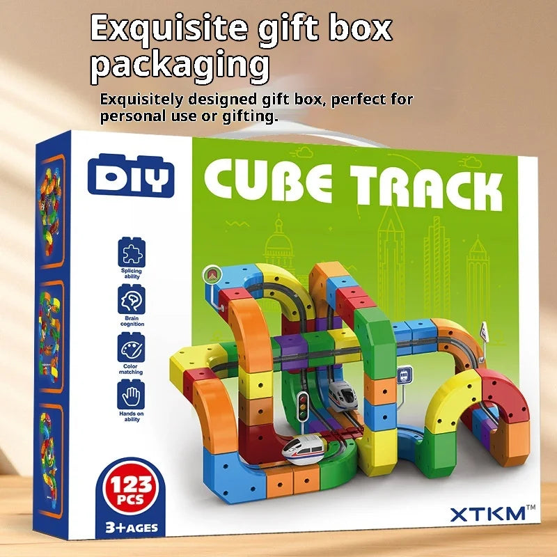 Anti-Gravity Electric Track Set | Snap-Together DIY Railway Building