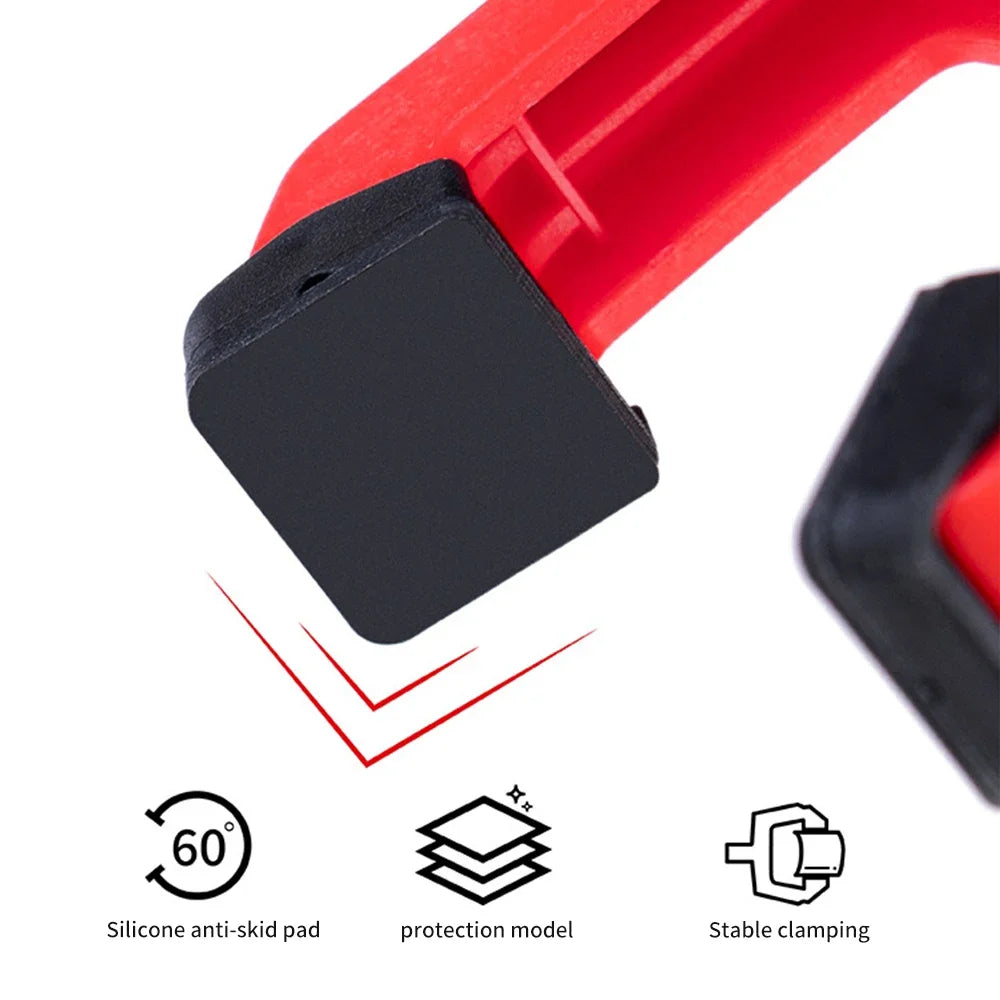 2pcs Seamless Auxiliary Clamps With Silicone Anti-Slip Pad Model Tools