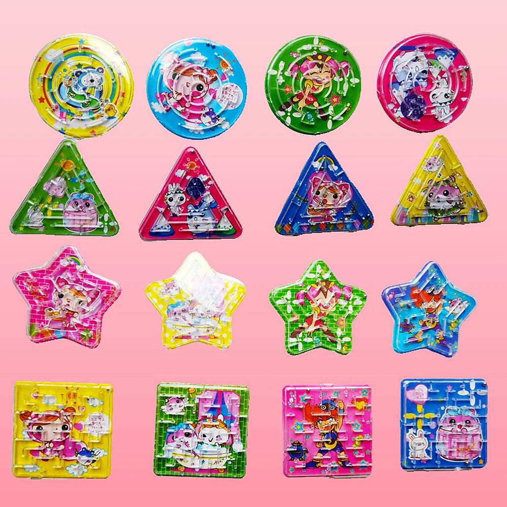 15Pcs Kids Party Small Gift Track Maze Toys Birthday Souvenirs,