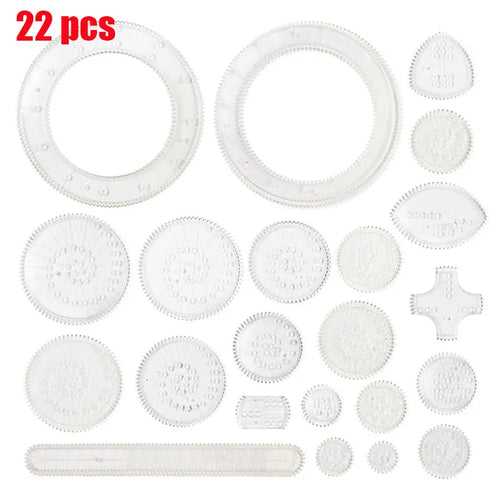 22pcs Spirograph Spiral Art Drawing Kit The Classic Way to Make