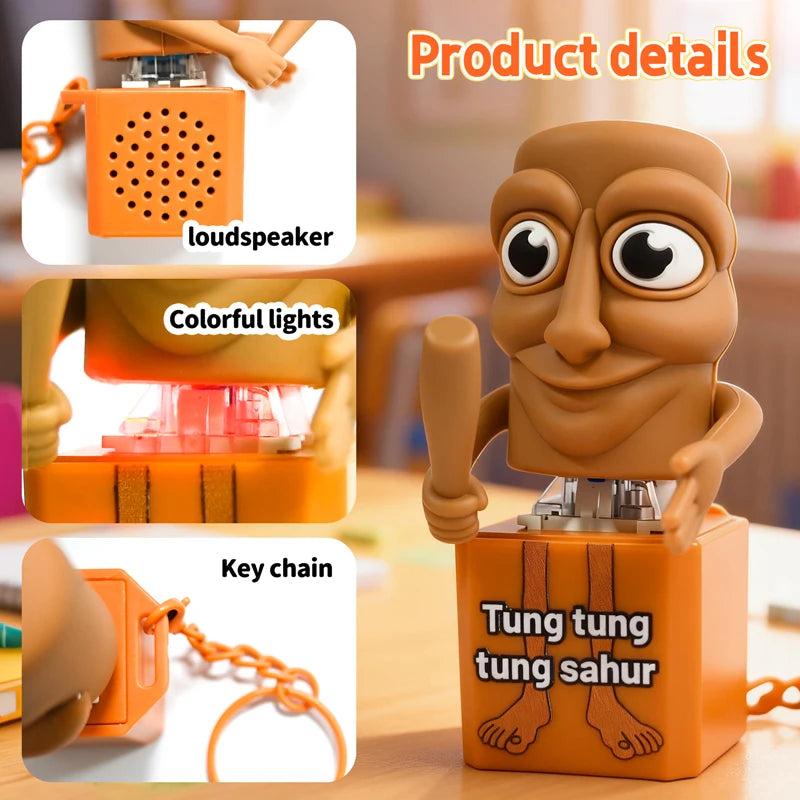 Tung Tung Tung Sahar Fidget Toys Keyboard Buttons Italian Brainrot