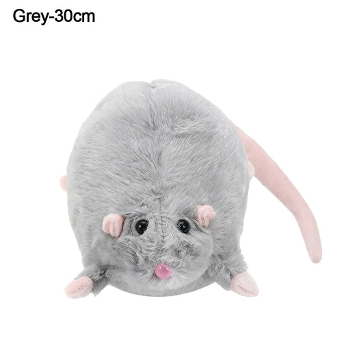 Cute 35/50cm Mouse Doll Cartoon Plush Flower Branch Rat Doll Soft
