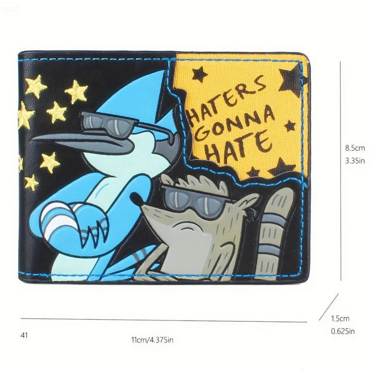 Cartoon Wallet Men's Wallet |   Boy's Wallet |   Haters Gonna Hate