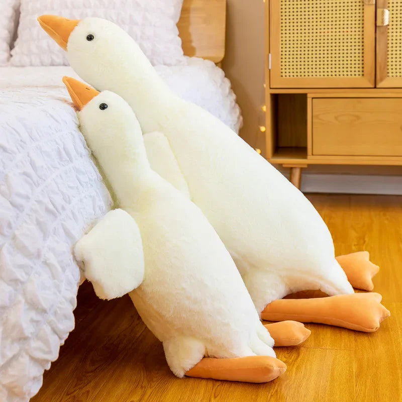 50/90/130CM Funny Goose Plush Toy, Soft Duck Pillow, Cute Stuffed
