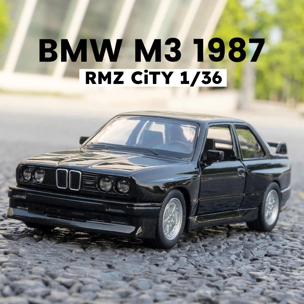 1/36 BMW M3 E30 1987 Classical Rally Toy Car Model For Children RMZ