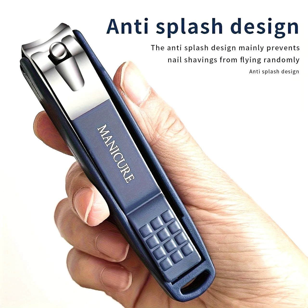 Stainless Steel Nail Clippers Manicure Tools Large Opening Nail