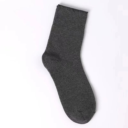 10PCS=5Pairs Loose Mouth Socks Diabetic Prevent Varicose Veins Cotton
