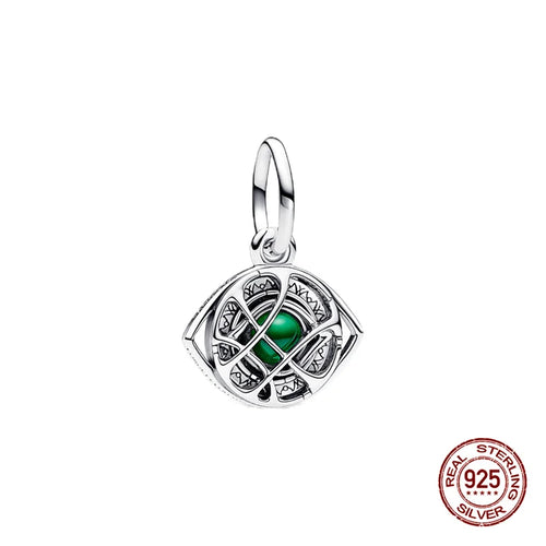 New S925 sterling silver Disney Mickey Mouse pendant bead suitable Fit