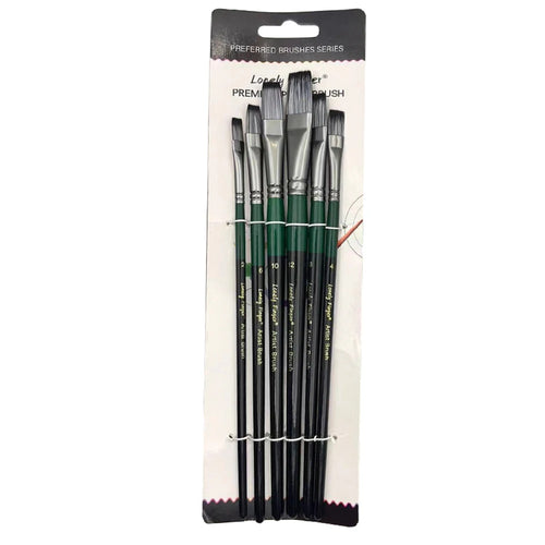 6pcs Artist Paint Brushes Set Artist Paintbrushes For Acrylic Oil