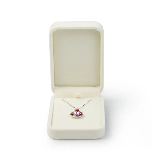 Oirlv Velvet Ring Box Pink Earring Jewelry Box Necklace Bracelet