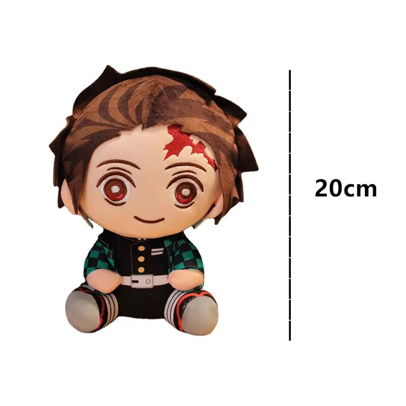 20cm Hot Japan Demon Slayer Plush Dolls Lovely Anime Kimetsu No Yaiba